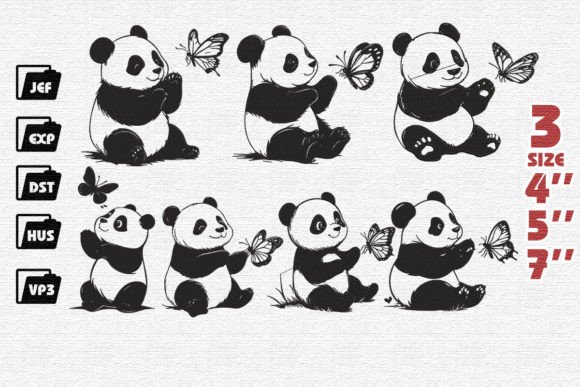 Cute Pandas Playing with Butterfly: A Seller’s Review