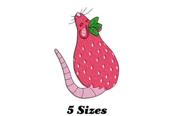 Funny Strawberry Rat: A Quirky Holiday Embroidery Review