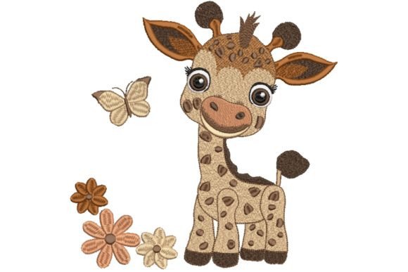 Giraffe Baby Boy with Flowers: A Designer’s Review