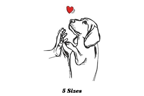 Review: Human Hand and Dog’s Paw Embroidery Design