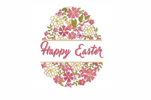 Reviewing Happy Easter with Flower and Butterfly for Etsy Shops