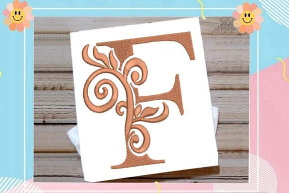 Reviewing the Beautiful Letter F Monogram for Boutique Apparel