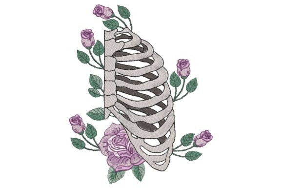 Roses Skeleton: A Spooky-Chic Embroidery Review