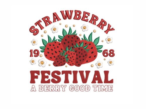 Strawberry Festival: A Summer Embroidery Review